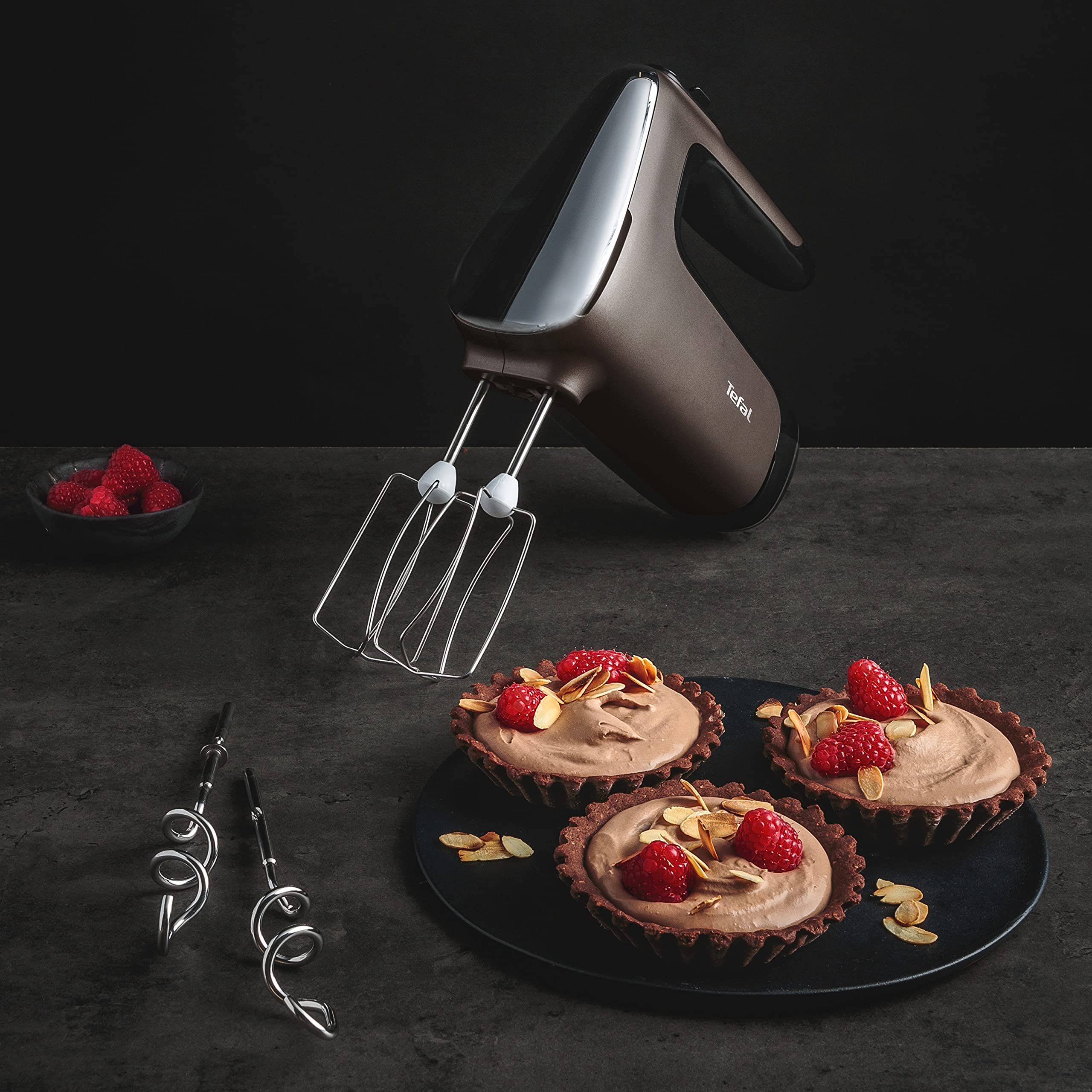 Tefal HT650T Powermix Silence Batteur à main, puissant et silencieux, 600W, vitesse variable et fonction turbo