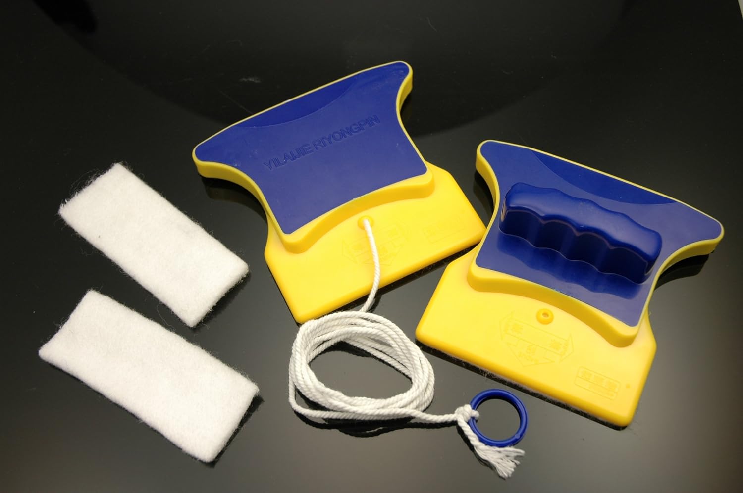 elifestore® Window Wizard Window Glass Wiper Cleaner with Cleaning Brush Pad, Strong