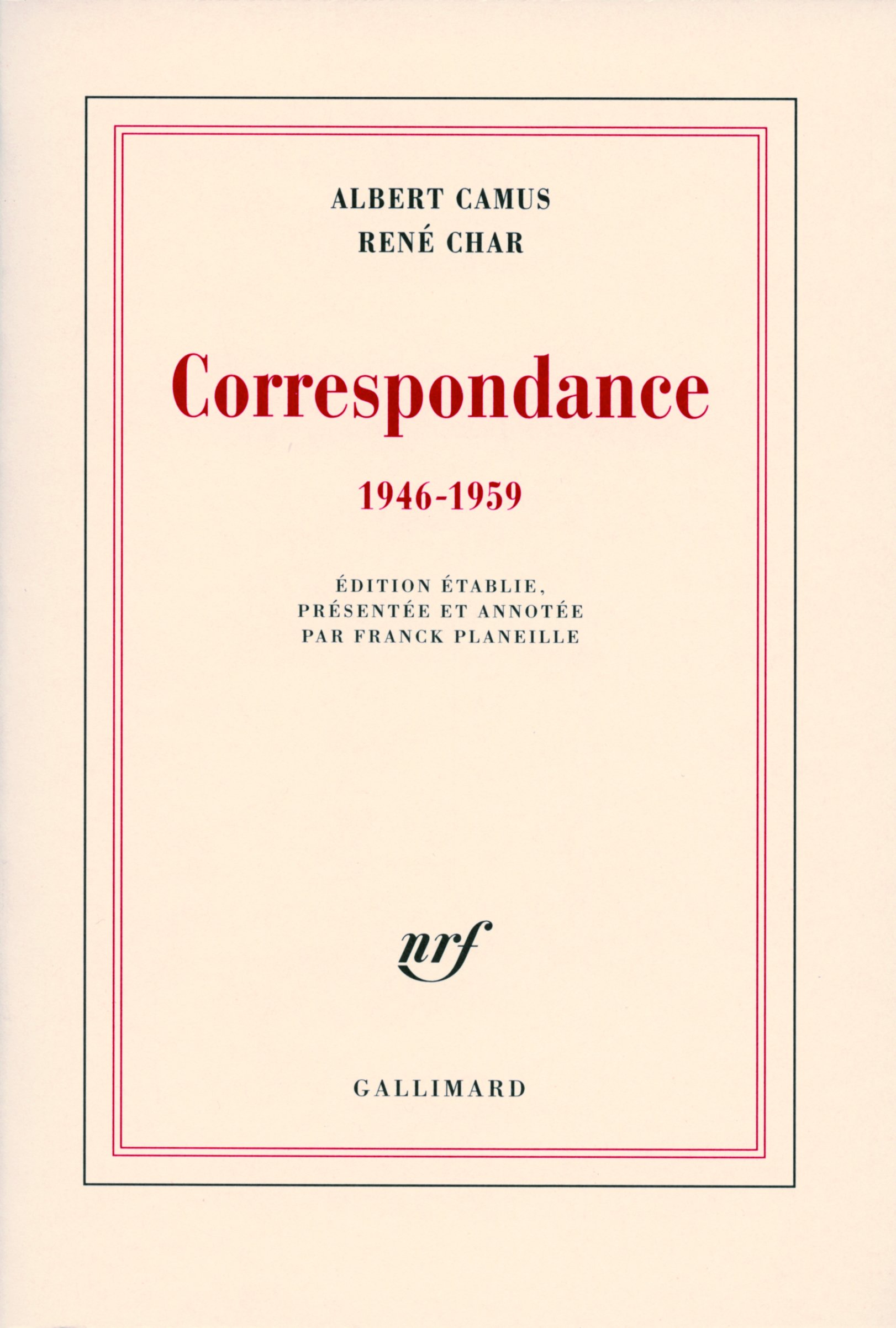 Correspondance 1946-1959