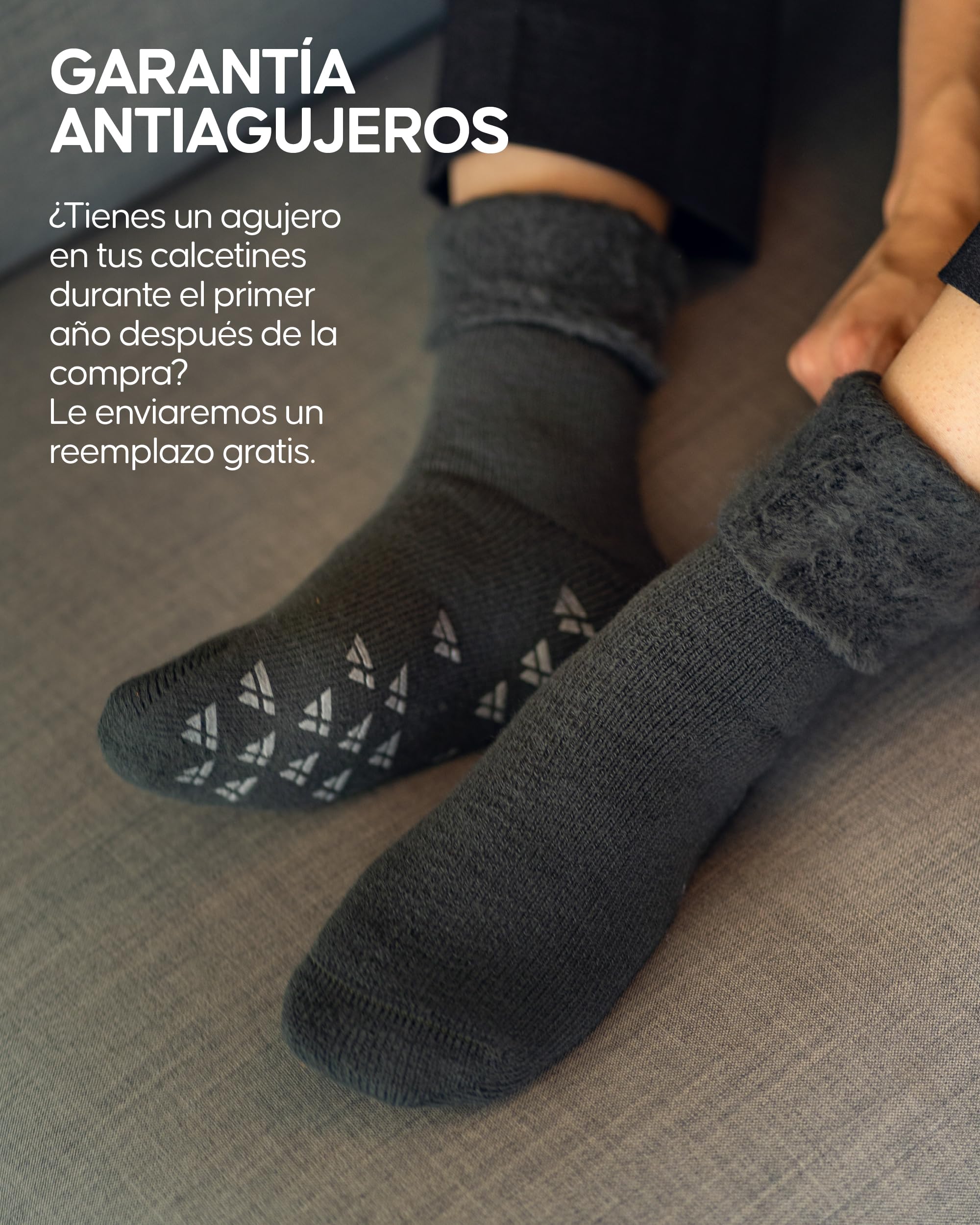 DANISH ENDURANCE Calcetines Térmicos Antideslizantes 2 Pack