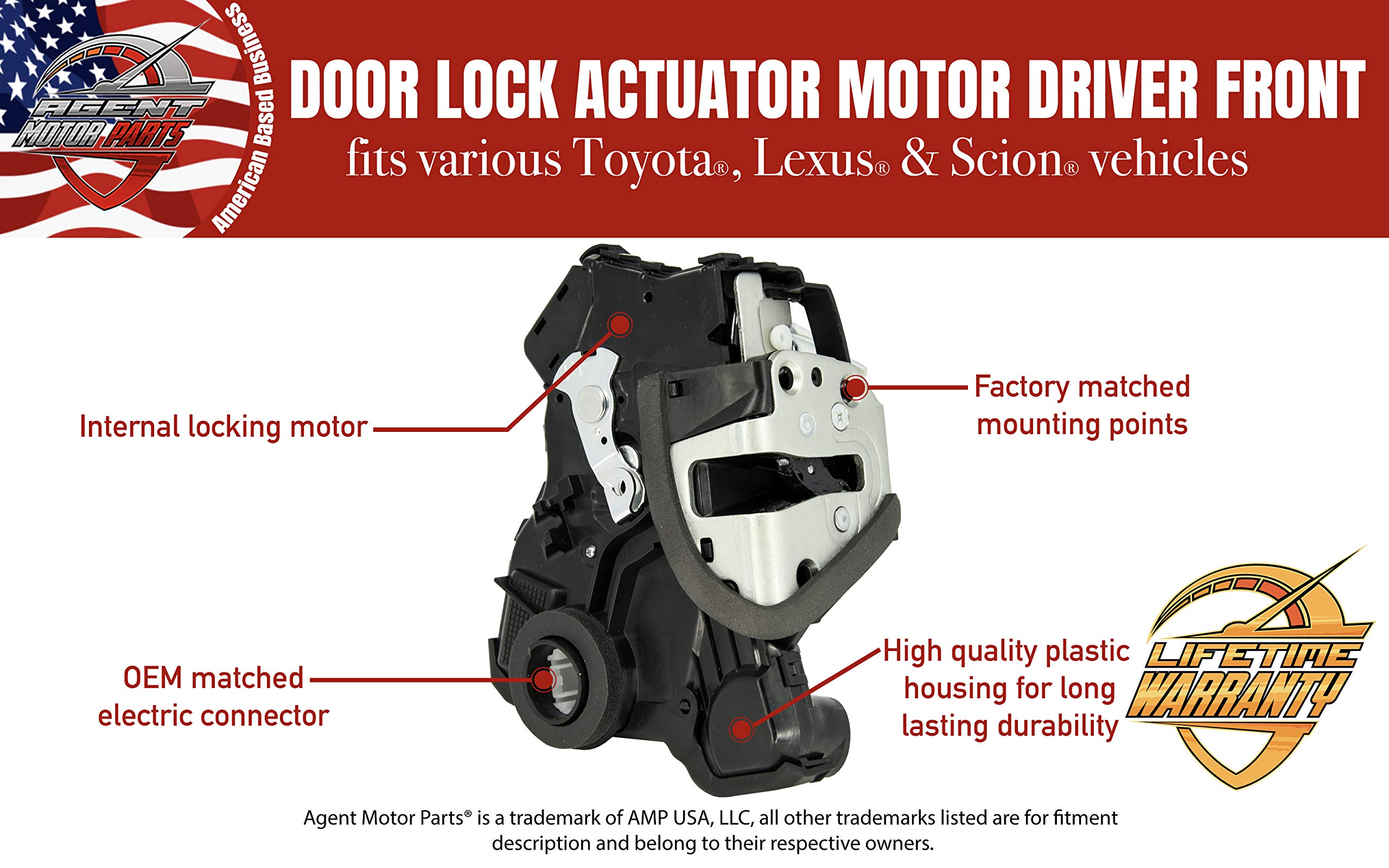 TOYOTA4本ロック。 Amazon.co.jp: ドアロックアクチュエータ - ラッチモーター