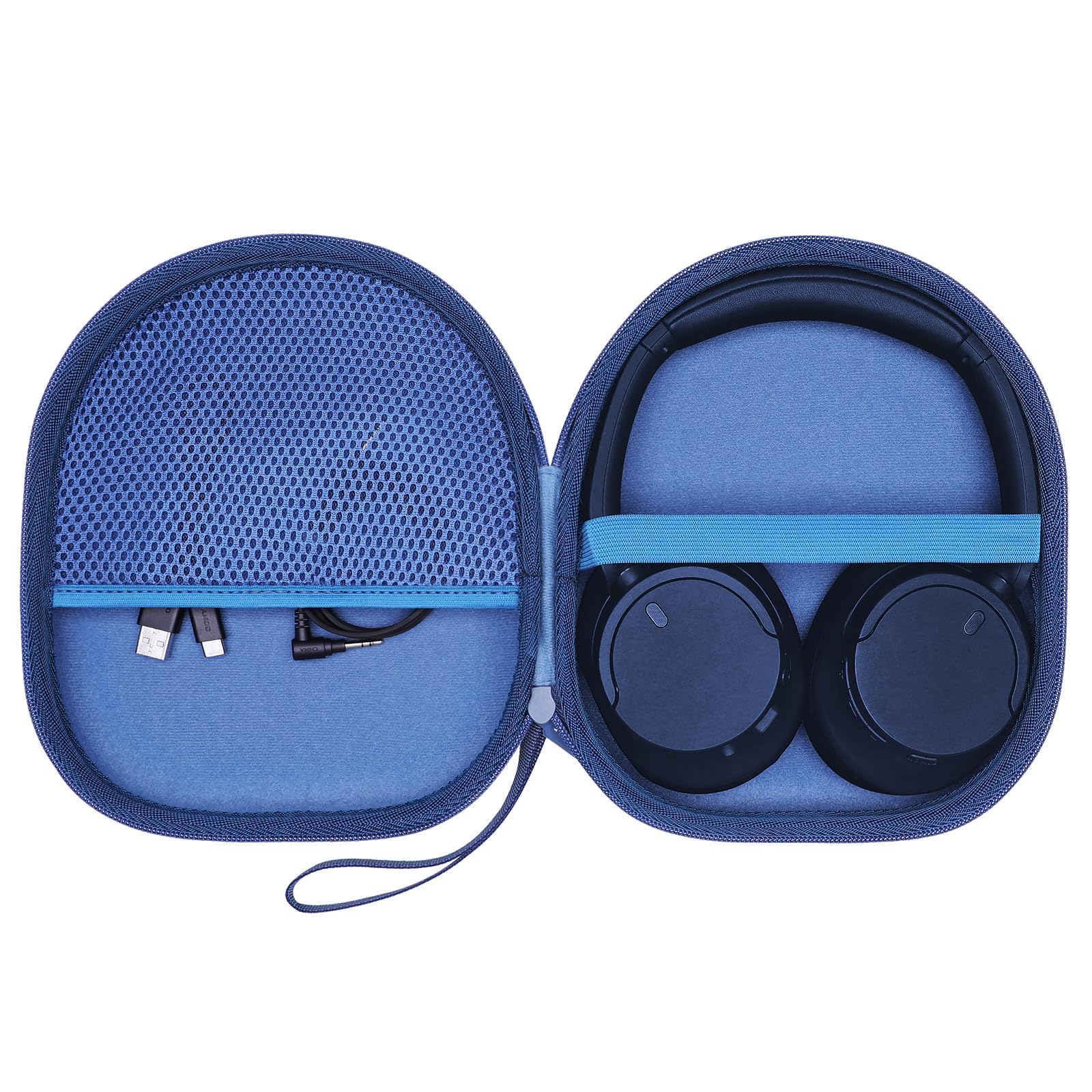 LTGEM Case Compatible with Sony WH-CH720N / WH-CH520 Noise Canceling Headphones Over The Ear Headset, Blue