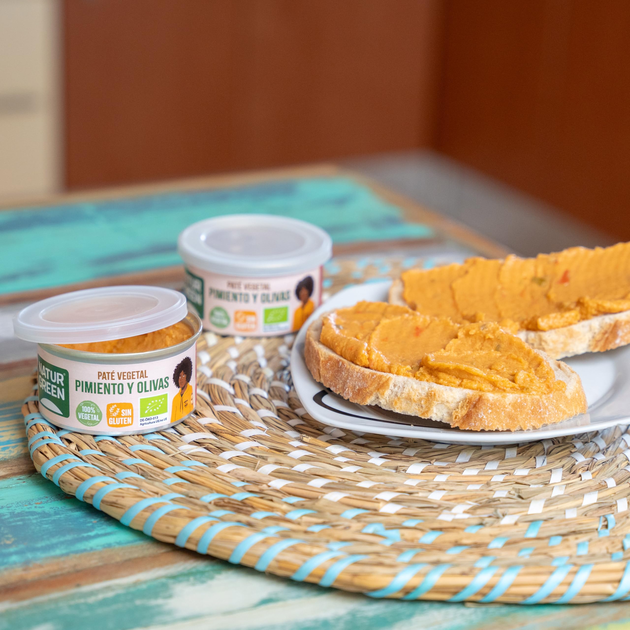 NaturGreen Pate Pimiento y Olivas 125 g