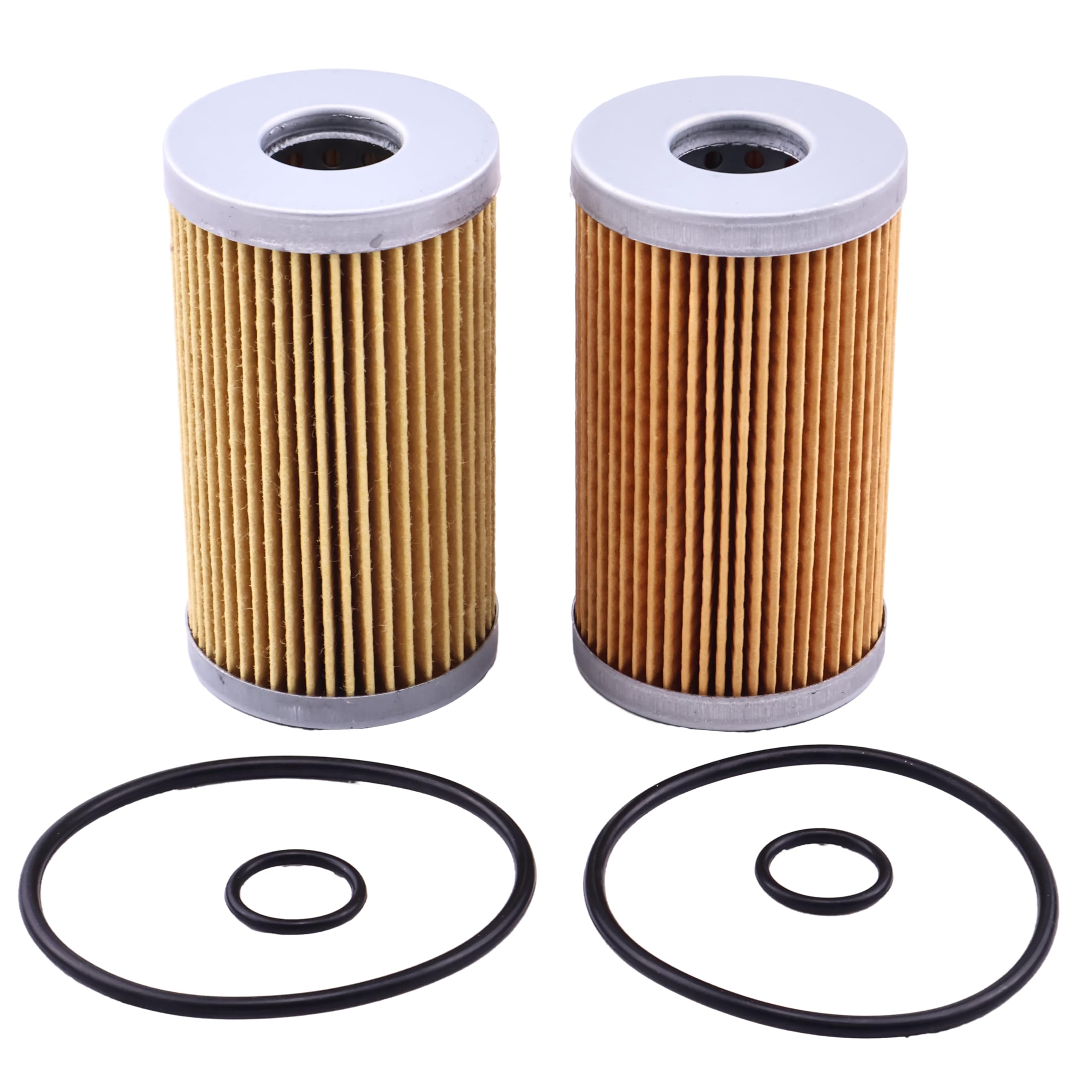 SUKATC 2PCS 84612-43160 8461243160 Fuel Filter with O-Rings Compatible with Kioti DK35 DK40 DK45 DK45S LK2554 LK3052 LK3054 LK3504
