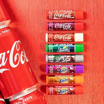 Dudak Smacker Coca-Cola Dudak Balsamı Parti Paketi 8 Adet