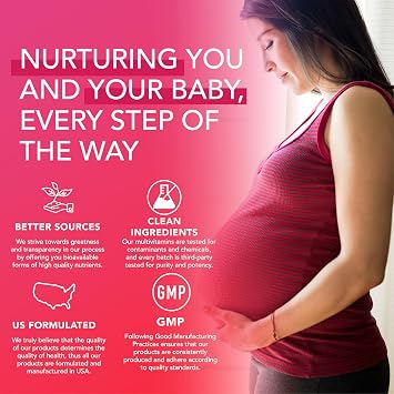 Prenatal Vitamins for Women Gummies with DHA and Folate, 60 Ct (30 Day) | PLANT.O NUTRITION Multivitamin, Gentle on Stomach, Vitamin D3 B6 B12 C, Iodine, Zinc, Postnatal Support, Pectin-Based