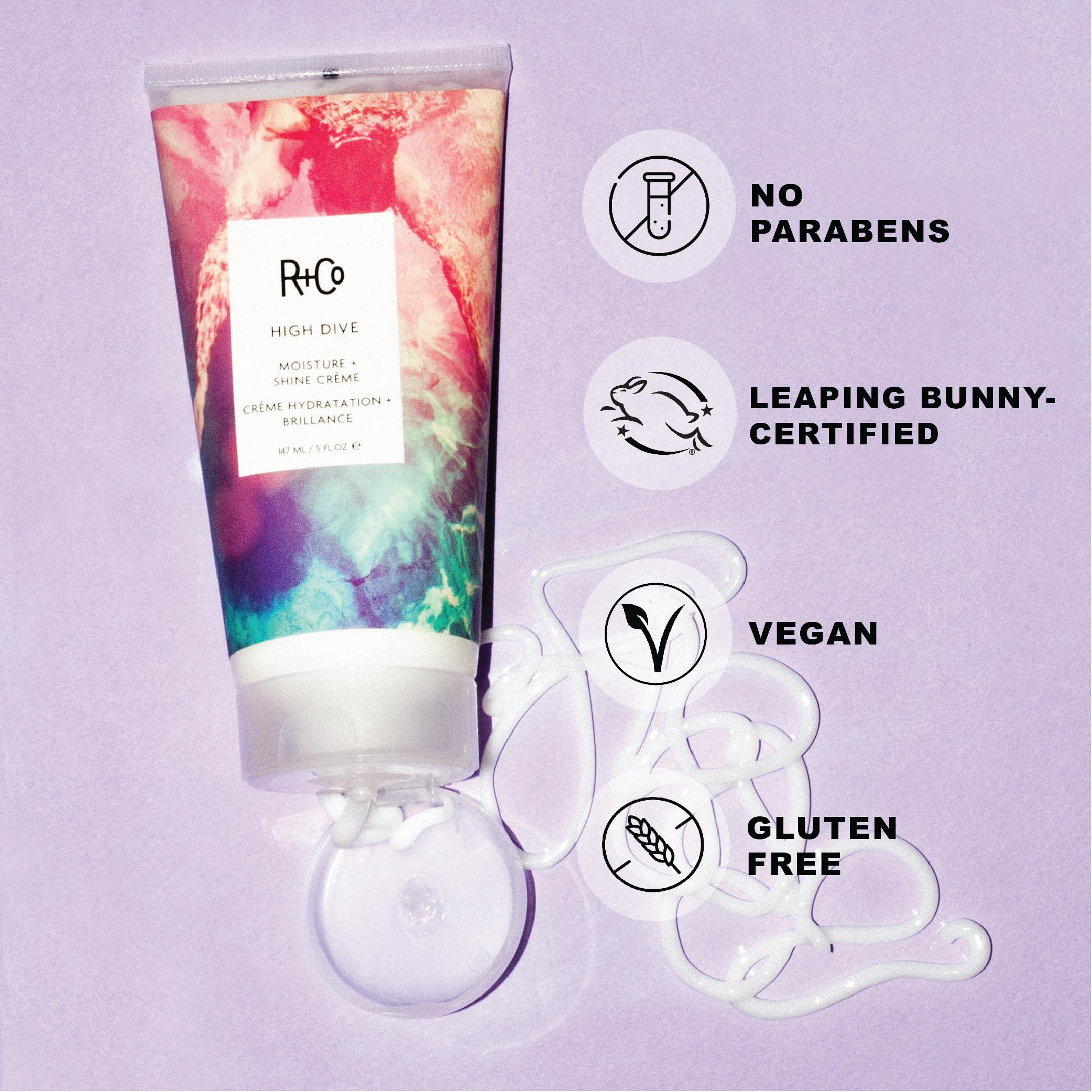 R+Co High Dive Moisture + Shine Hair Styling Crème