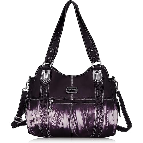 Angel Barcelo Roomy Fashion Hobo Womens Handbags Ladies Purse Satchel Shoulder Bags Tote Washed Leather Bag