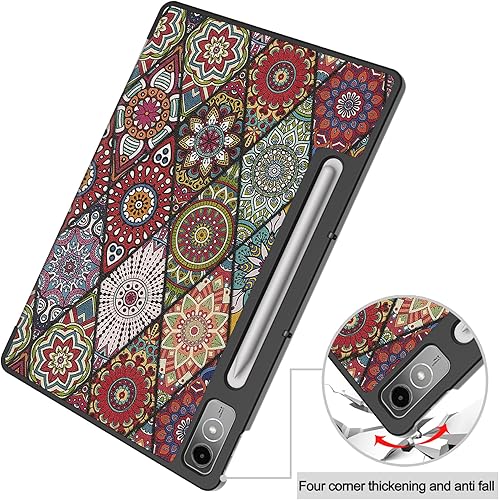 Miniatura 6 de Funda para Lenovo Tab P12 Pro (2 generación) de 12.7 pulgadas 2024, plegable folio ultrafino Smart PU Funda de piel sintética para Lenovo Tab P12