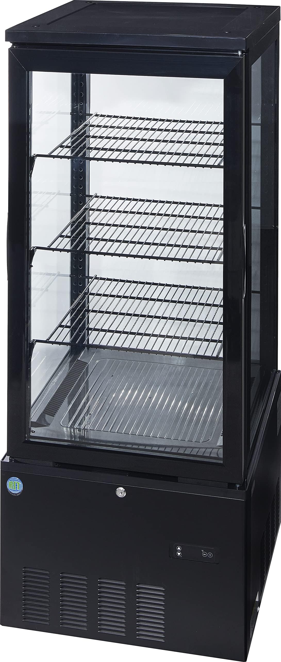 Amazon | JCM 業務用 RIT 4面ガラス冷蔵 ショーケース（片面扉） RITS