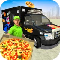 Hot Pizza Van Delivery- Food Truck Driving