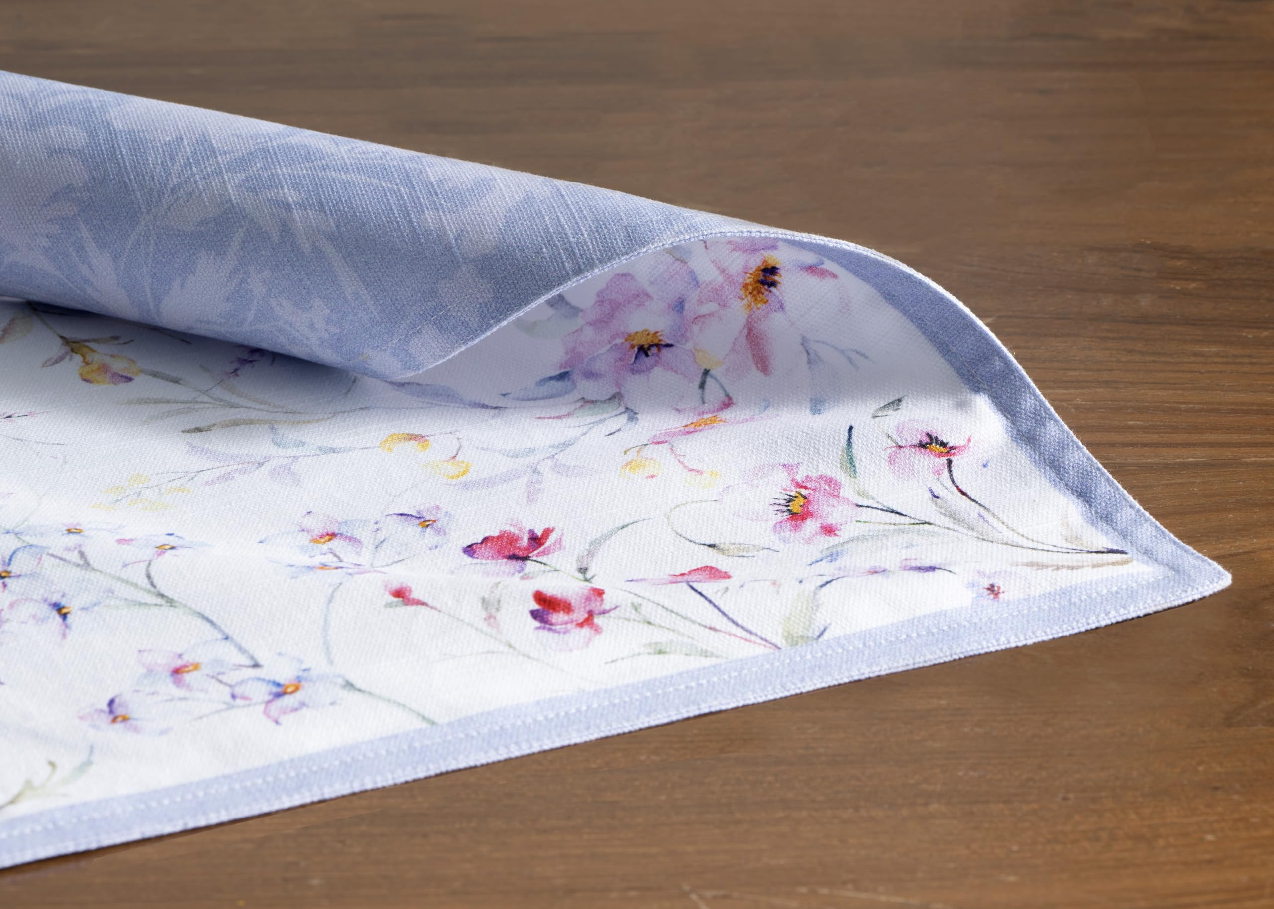 Maison d' Hermine Placemats Set of 4 100% Cotton Washable Reusable Table Mats for Home Kitchen Dining Party Wedding Restaurant Gifts for Mothers Day (Summer Floral - Image 4