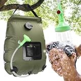 Solar Shower Bag &vert; 5 Gal&sol;20L Solar Heating Camping Shower Bag &vert; Removable Hose &vert; On-Off Switchable Shower Head &vert; Ducha Portatil &vert; Traveling Shower &vert; Portable Shower for Beach Swimming&comma; Hiking