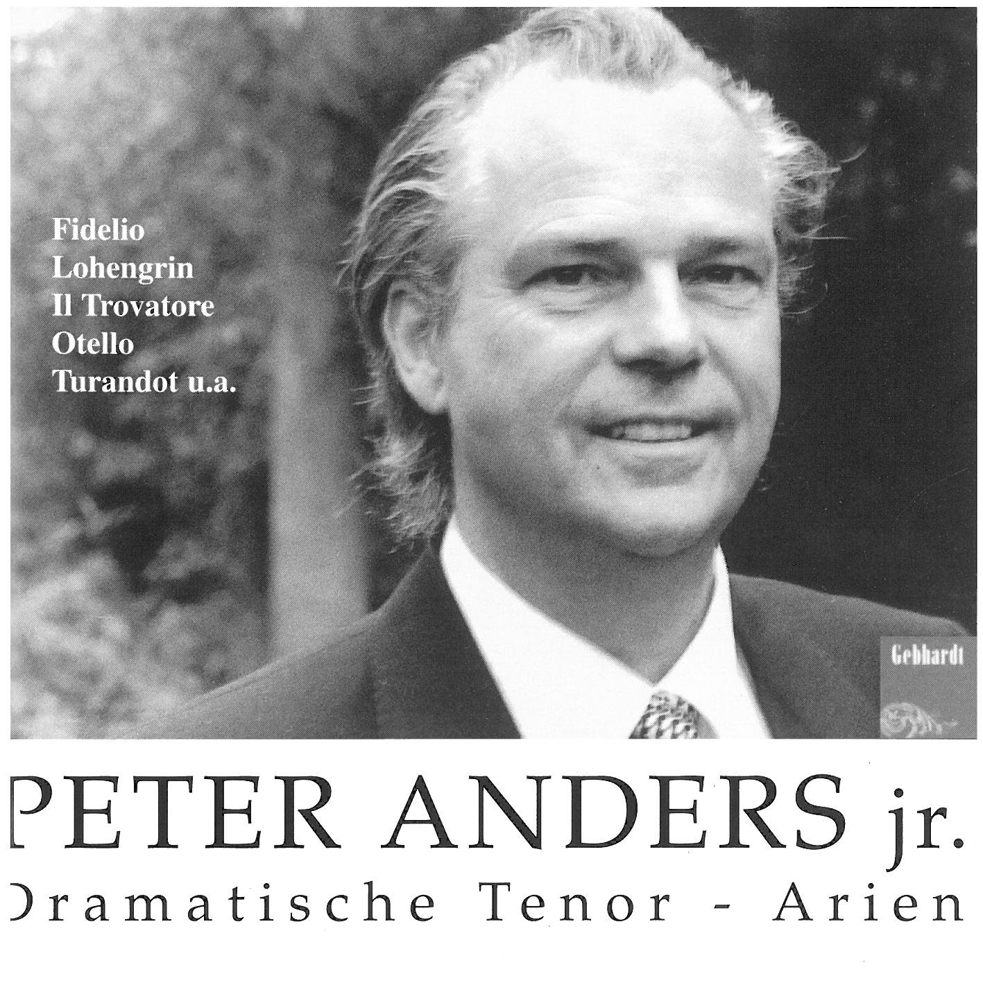 Peter Anders: Dramatic Tenor Arias