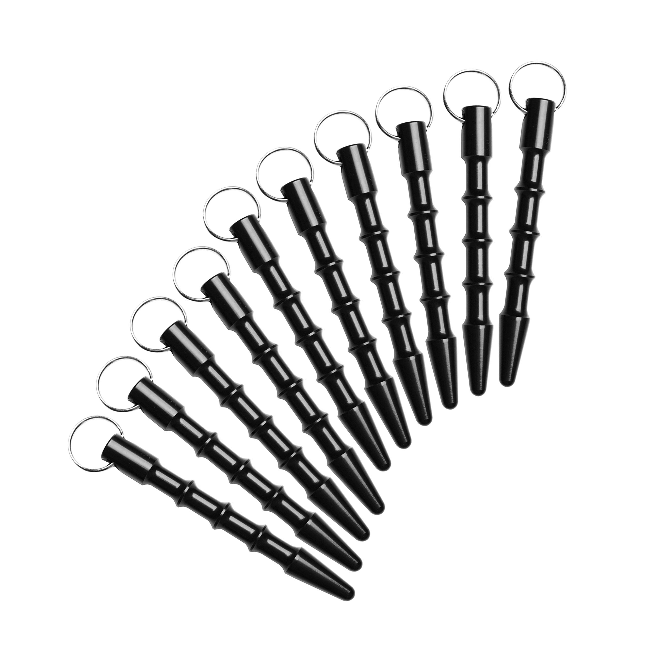 DEPICE W-KSI-V2 Selbstverteidigungstool - Aluminium Kubotan Mit Schlüsselring