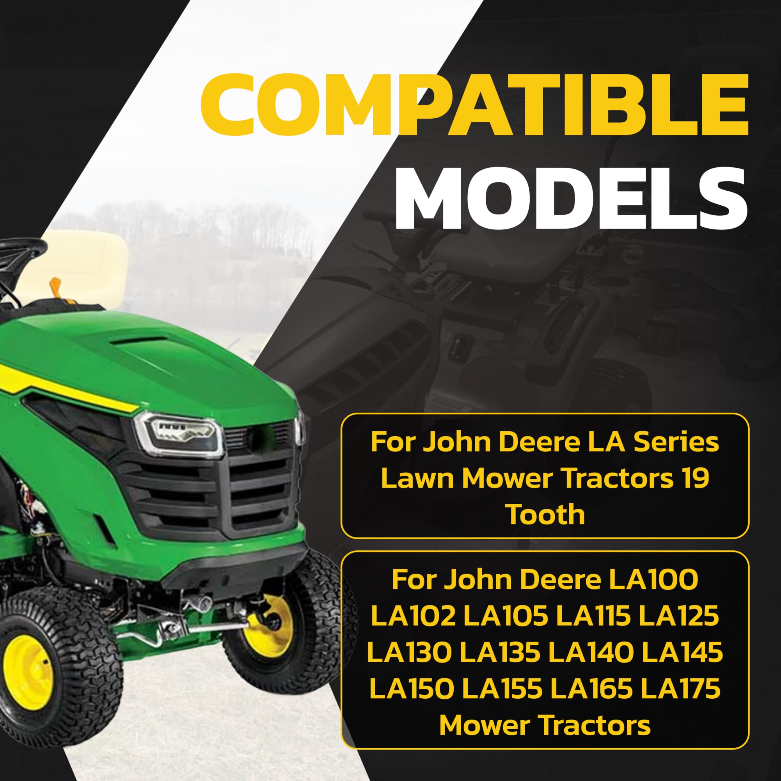 Pignon de direction pour John Deere LA100 LA102 LA105 LA115 LA125 LA130 LA135 LA140 LA145 LA150 LA155 LA165 LA175 Remplace GX21924BLE GX20053 GX2005. 4 GX21994
