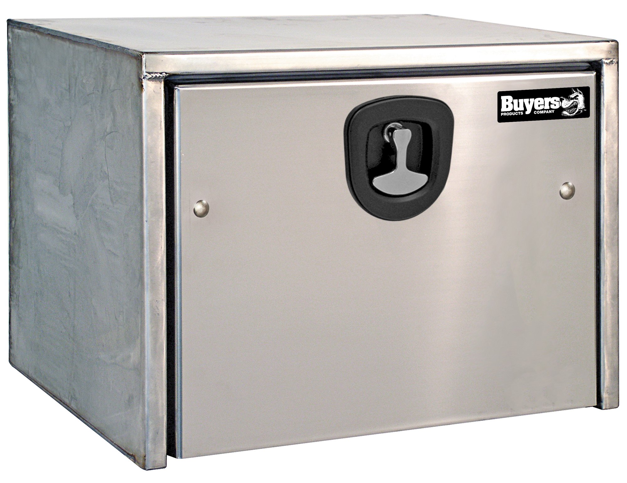 Buyers Products - 1702605 Underbody Truck Box, Stainless Steel With Polished Stainless Steel Door, 18 x 18 x 36 Inches, Silver