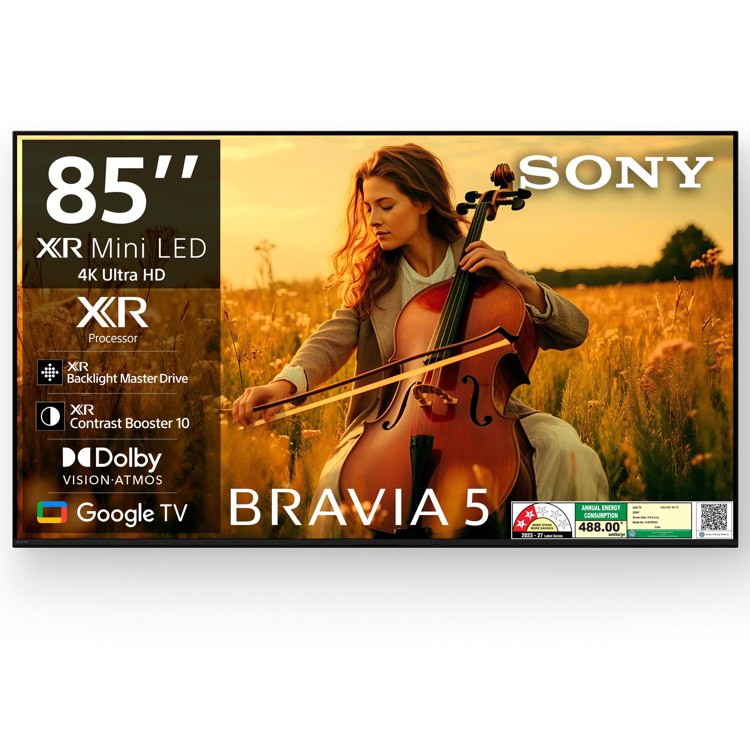 Sony 215 cm (85 inches) BRAVIA 5 Series 4K Ultra HD Smart Mini LED Google TV K-85XR55A-image-46