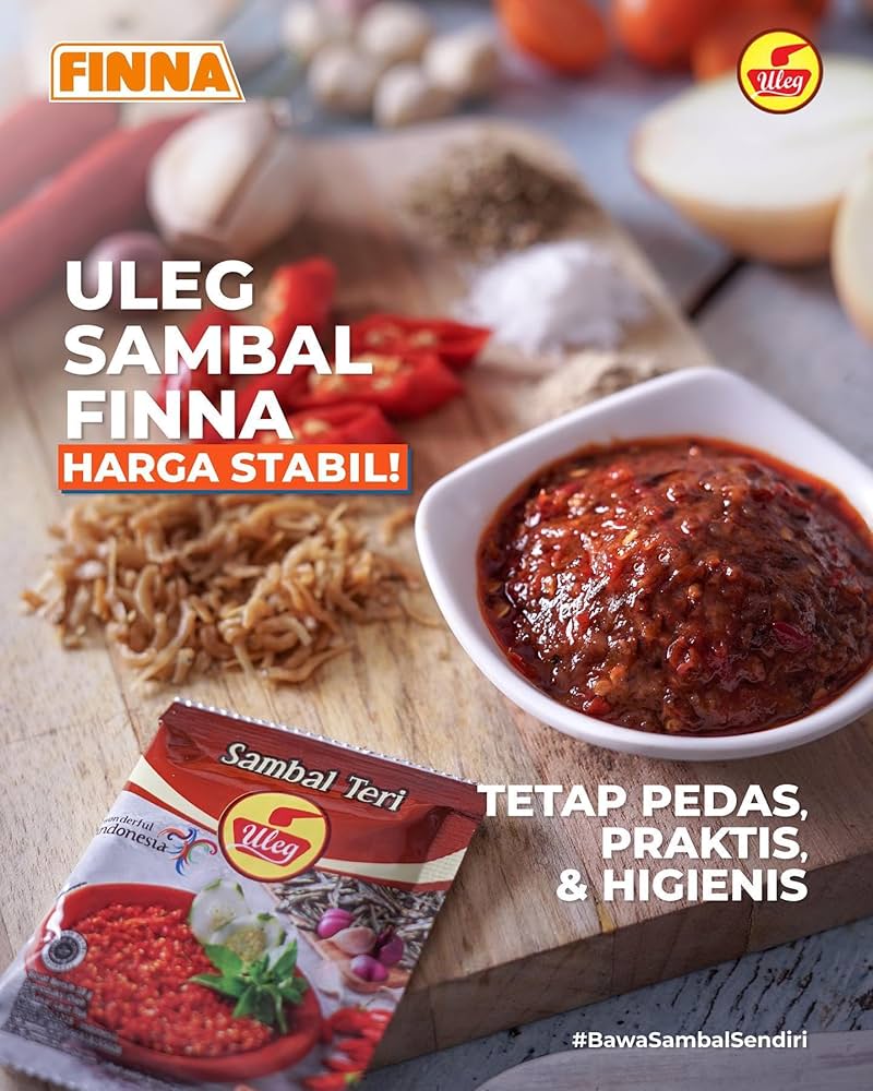 インドネシアチリー Sambal ULEG サンバル KEMIRI 120袋