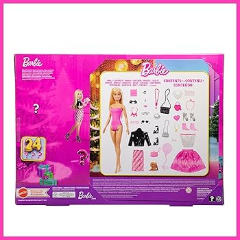 アドベントカレンダー バービー Barbie 着せ替え人形 ピンク Amazon.co.jp: バービー(Barbie) アドベントカレンダー バービー人形1