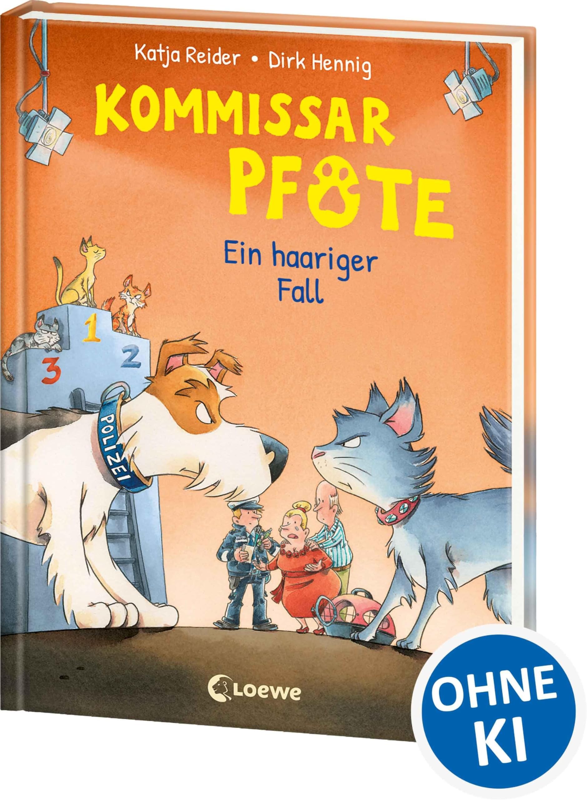 Kommissar Pfote (Band 4) - Ein haariger Fall: Begleite den beliebten Hunde-Held bei seiner Spurensuche - Lustiger Kinderkrimi zum Vorlesen und ersten Selberlesen ab 6 Jahren