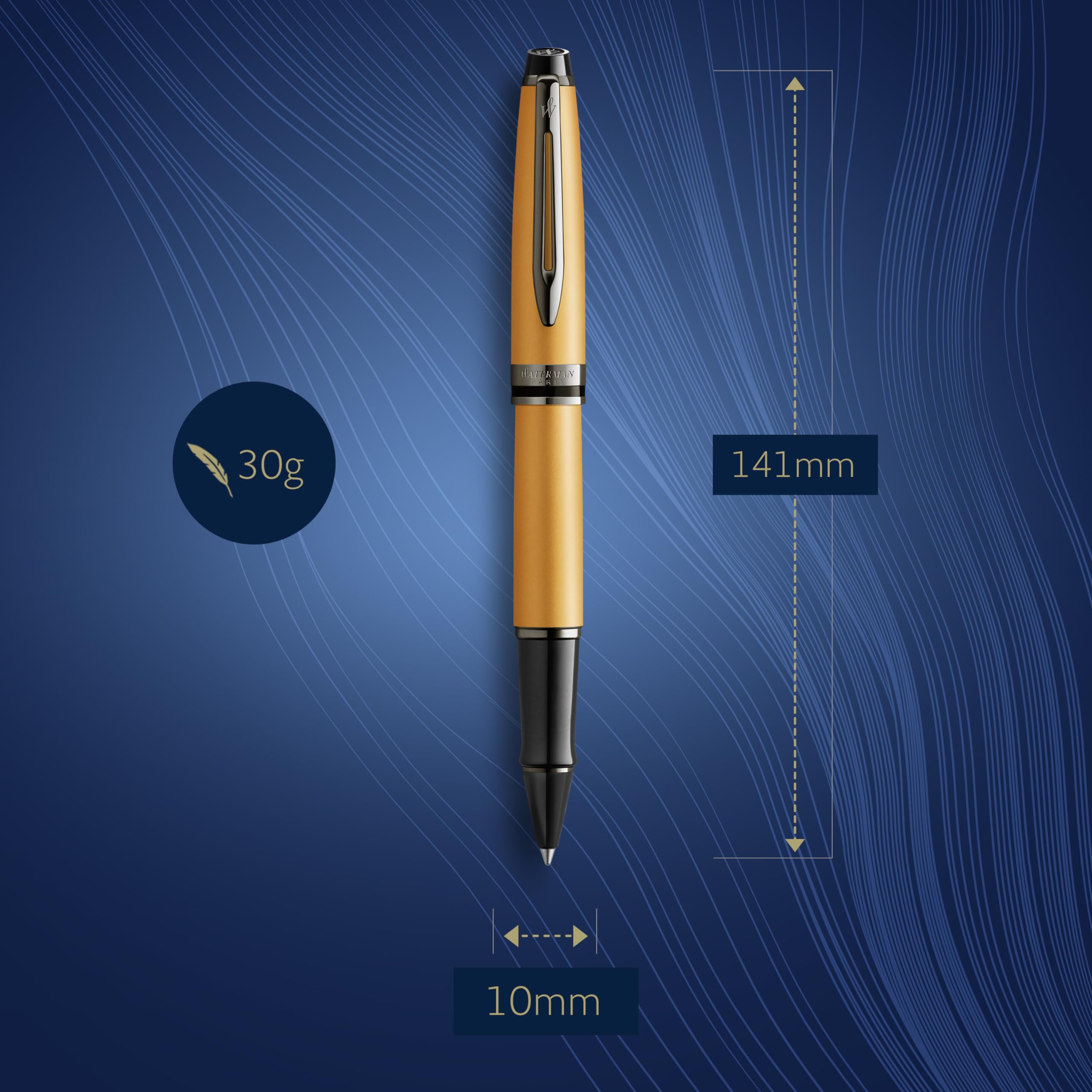 Stylo Roller Waterman Master Laqué Rouge Métallisé, NOS (neuf De Stock)