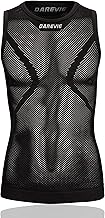 Darevie Undershirt, Undershirt, Sleeveless, Men's Compression Wear, For Spring and Summer, Running, Training, Outdoors, Bicycle, Road Bike Clothes, Cool, High Elasticity, Sweat Absorbent, Quick