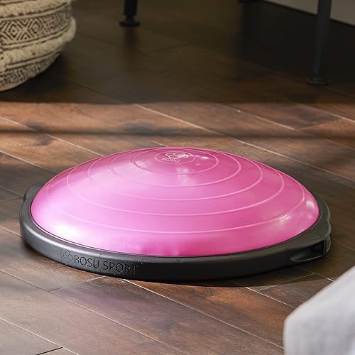 Vista 34 de BOSU Entrenador de equilibrio deportivo, tamaño de viaje que permite un fácil transporte y almacenamiento, 19.7 in, Azul/Negro