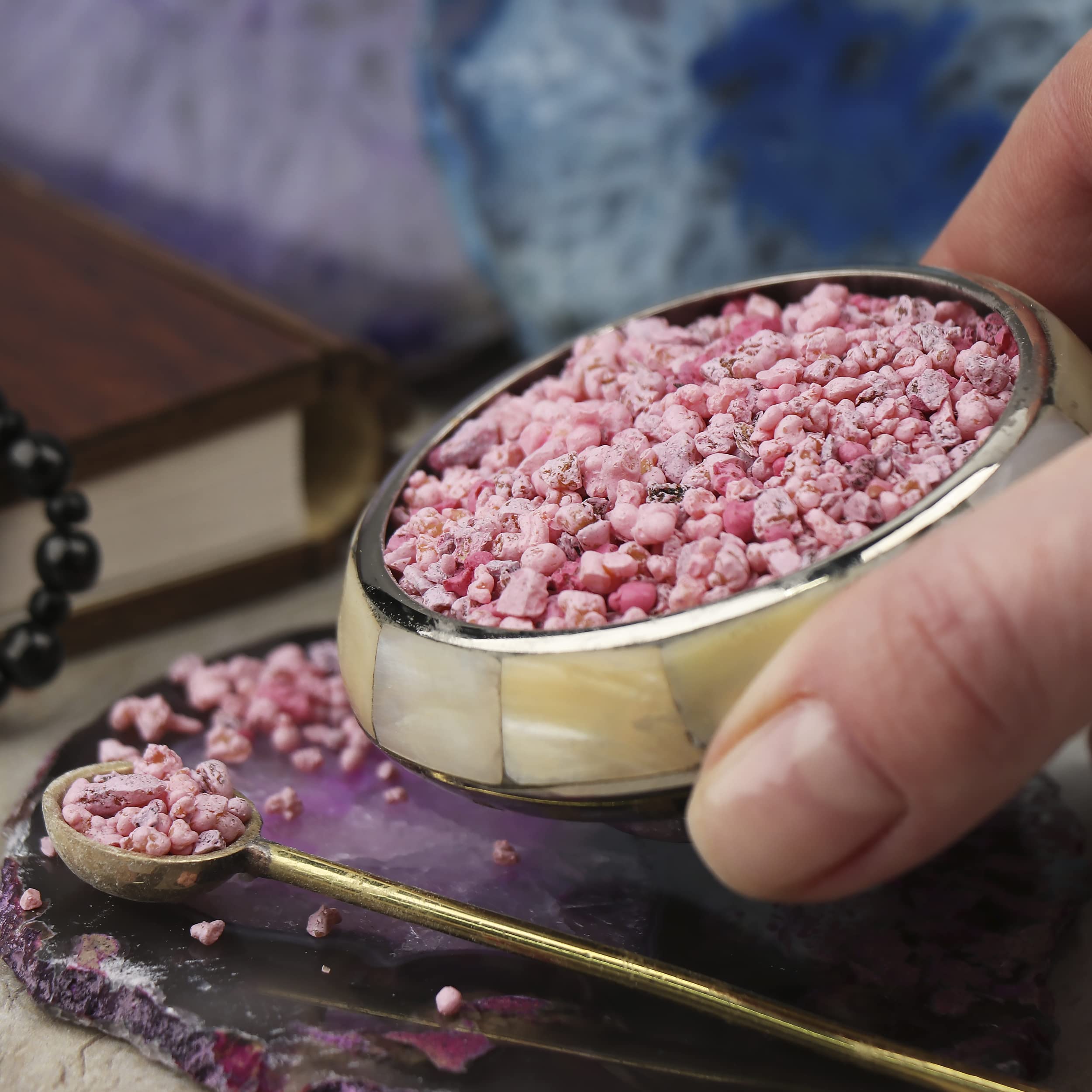 NKlaus 500 g kadzidło różowe 100% naturalna mieszanka drzewa oliwnego o jakości kościelnej 13880