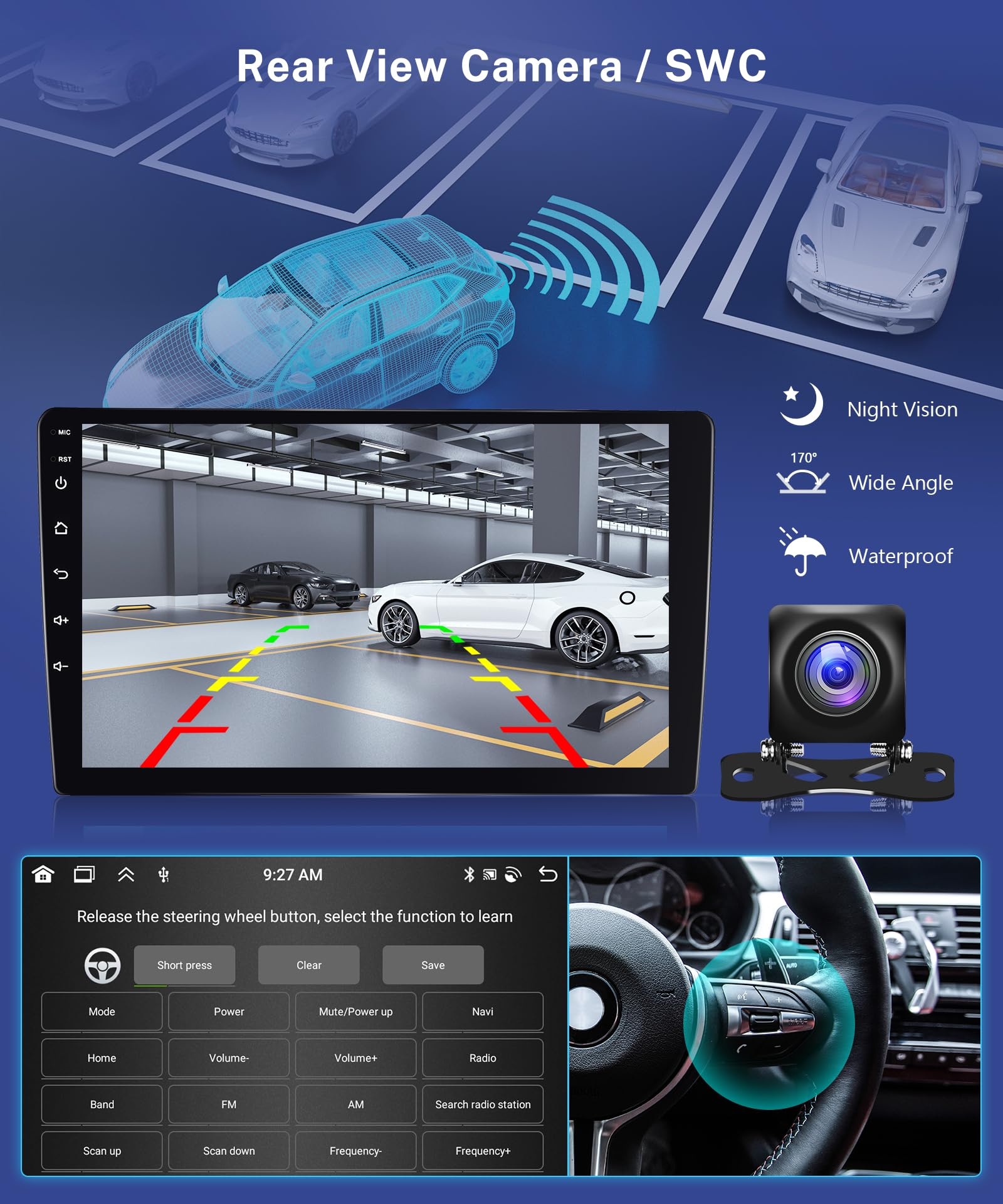 9-Inch Android Car Radio For Toyota Corolla 2009-2013 - Wireless CarPlay & Android Auto