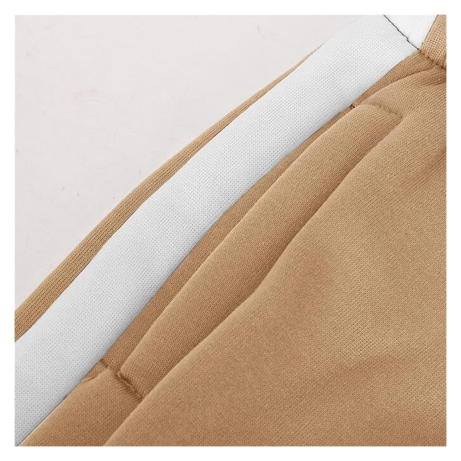 Jogginghosen Sportkleidung Sweathose Sport Hose Herren Langgröße Fitness Sweat Hosen Herren Elastischer Bund Mit Kordelzug Hose Taschen Frühling Warme Jogginghose(Khaki,S)