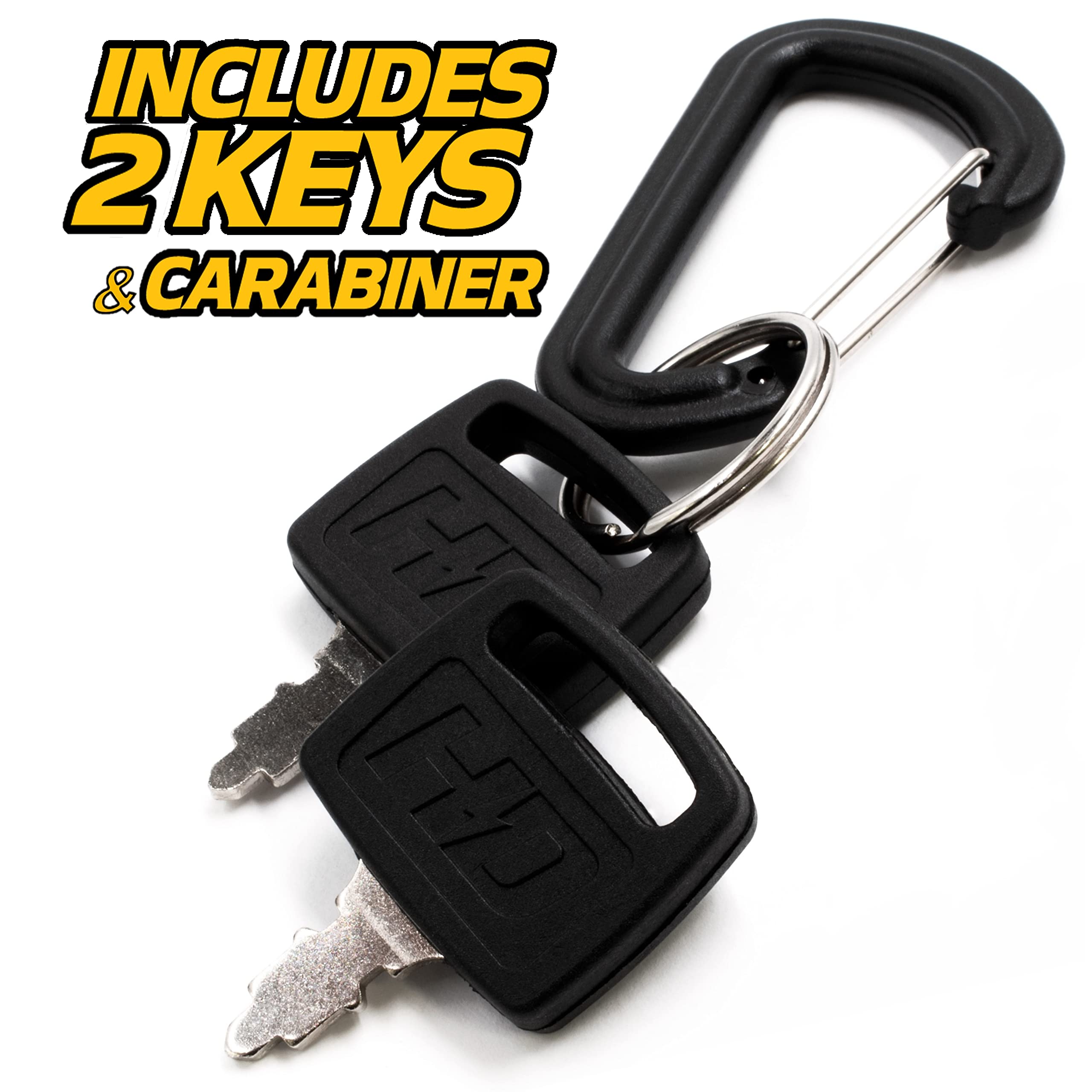 HD Switch Starter Ignition Key Switch Replaces Toro TimeCutter Models: Z5040, Z5060, Z4202, RZT420H, Z4200 w/ 2 Keys & Carabiner