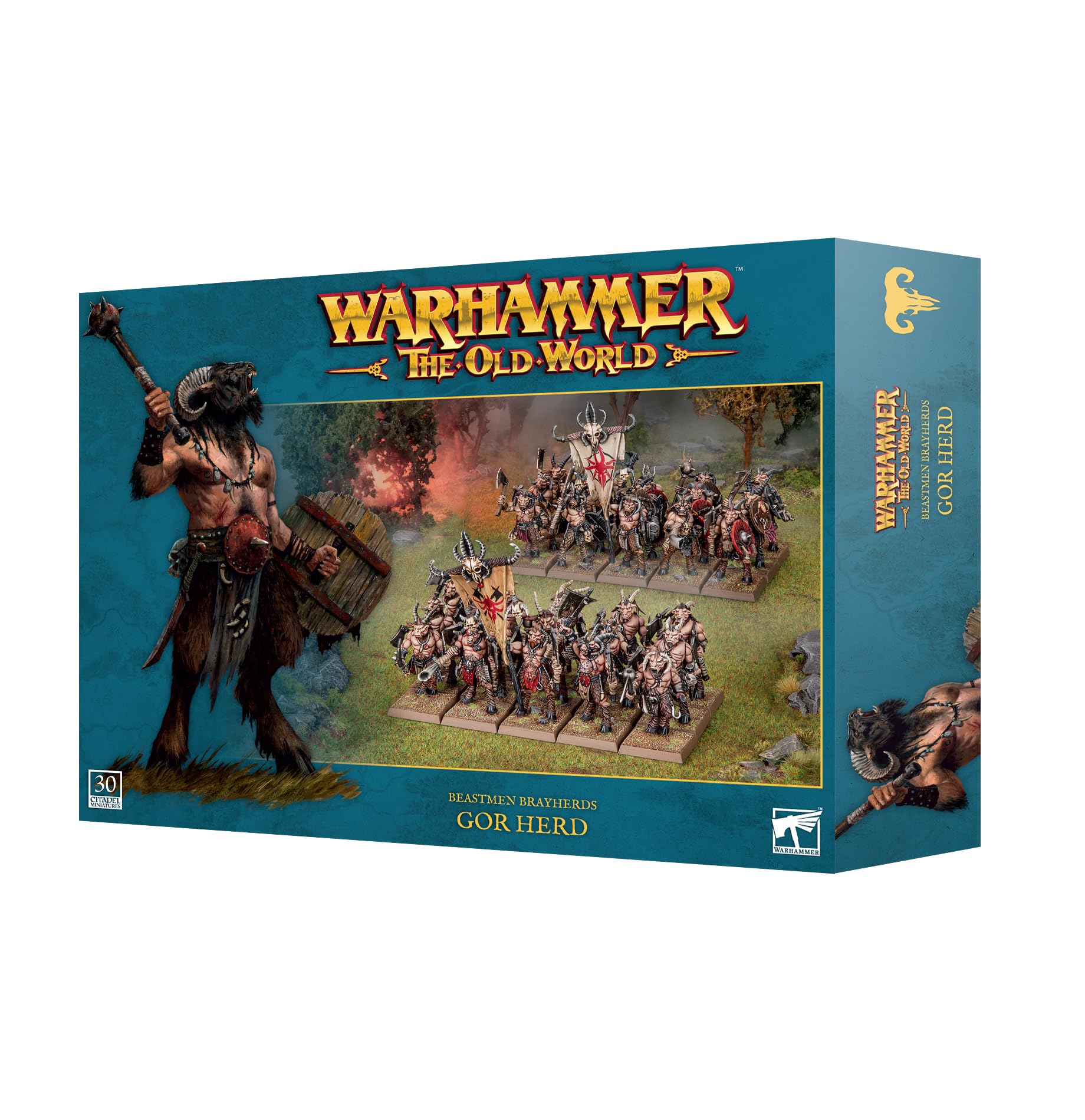 Amazon.com: Warhammer The Old World – Gors Herd | 30 Beastmen