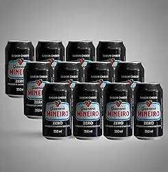 Refrigerante Guaraná Mineiro – Sabor Único e Refrescante (Guarana Mineiro Zero Lata 350ml -12 Unidades)