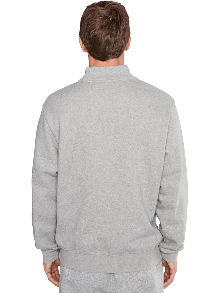 Gray Nike Club Basket Ball Half-Zip Top