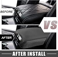 Vista 5 de Funda para reposabrazos de asiento de consola central de automóvil, tapa protectora interior, fundas de almacenamiento para Dodge para Ram 1500 2500