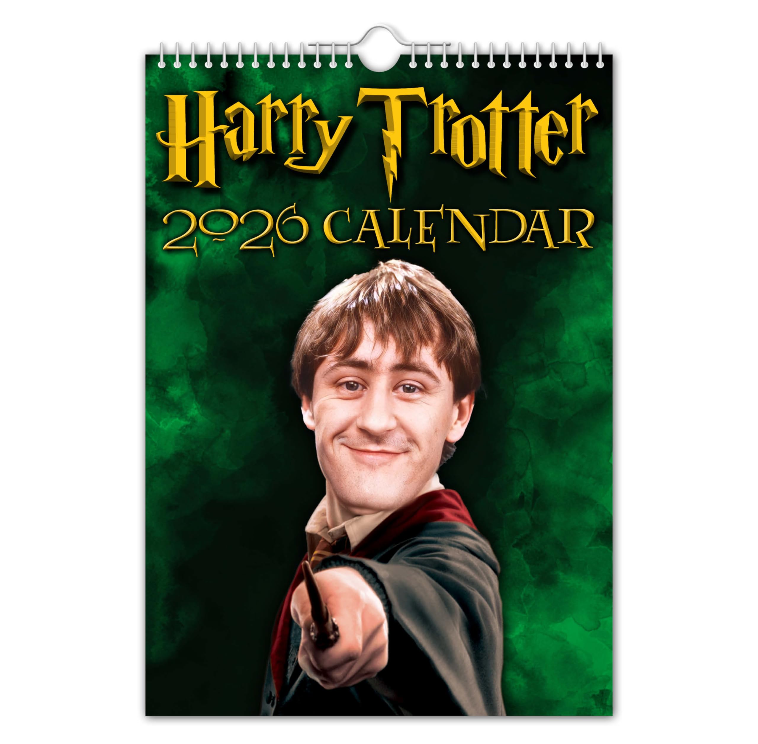 Harry Trotter - 2025 Wall Calendar // Funny/Quirky/Christmas/Birthday/Gift Idea/Present/Novelty/Humour (Full Colour, A3 Size)