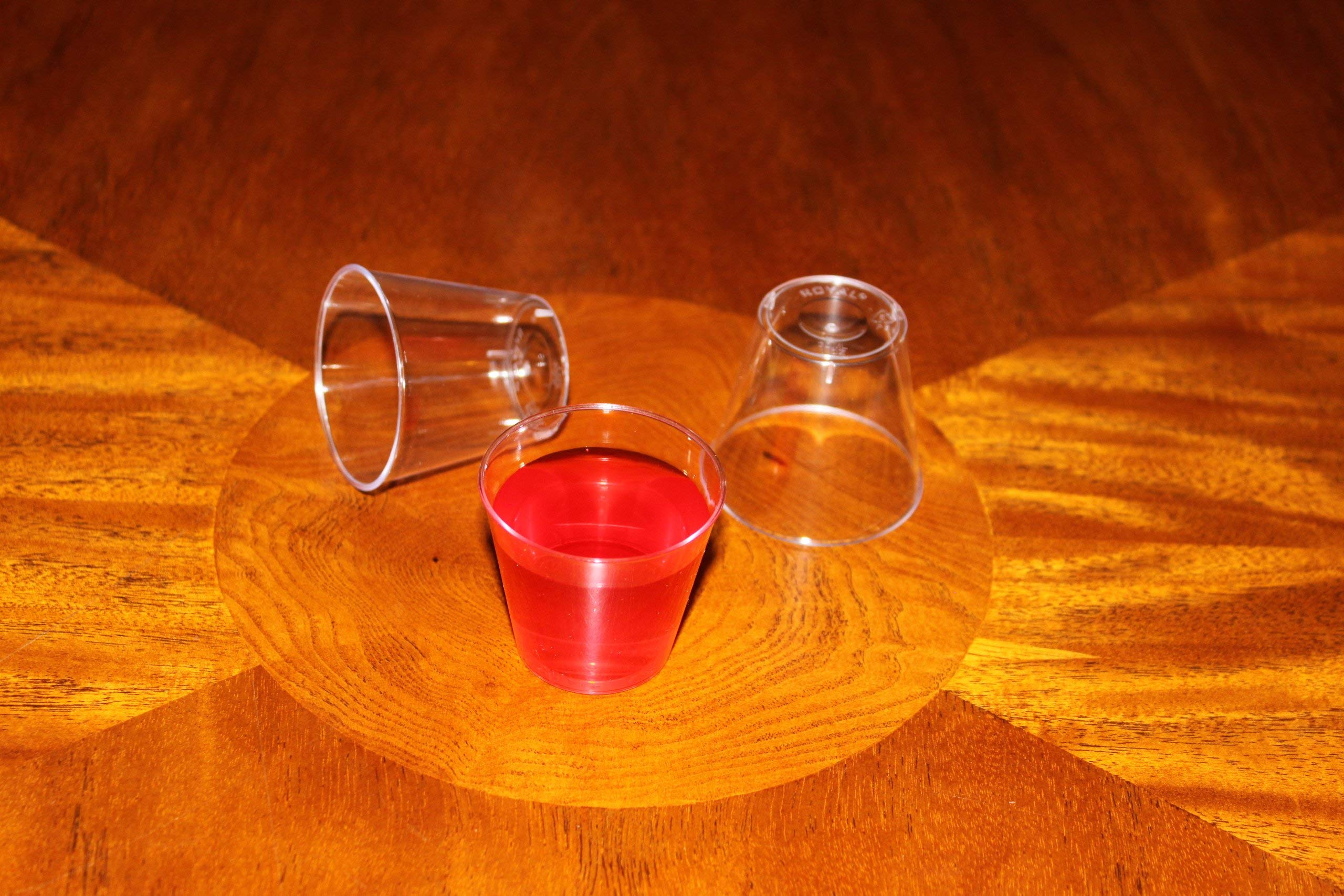 Vasos de chupito de plástico transparente de 1 onza - Caja de 500 (1 oz)