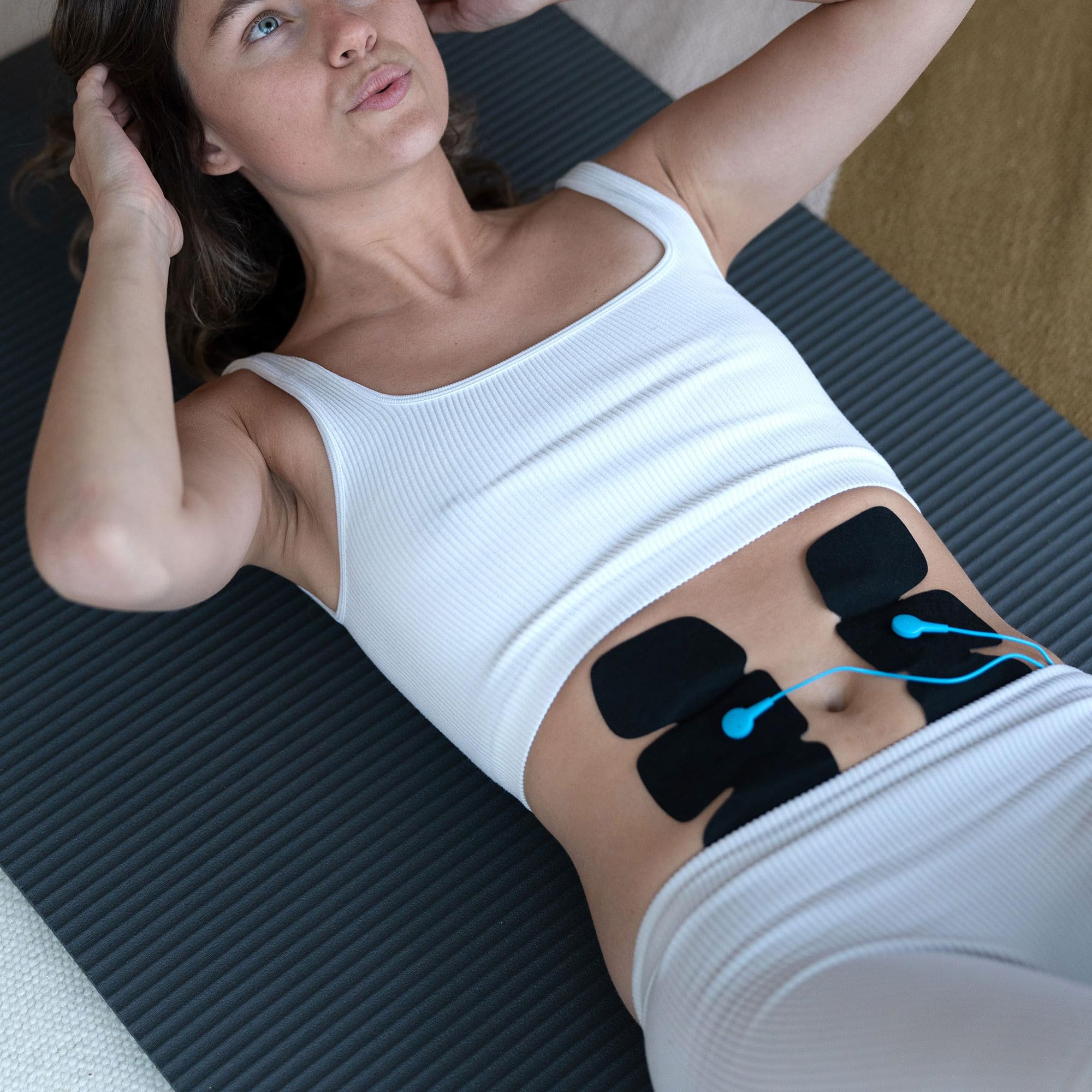 Kit de Abdominales Bluetens: Clip para Electrodos Abdominales + Electrodos