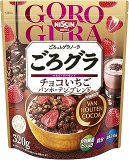 日清シスコ ごろグラ チョコ いちご バンホーテン ブレンド 320g×6袋
