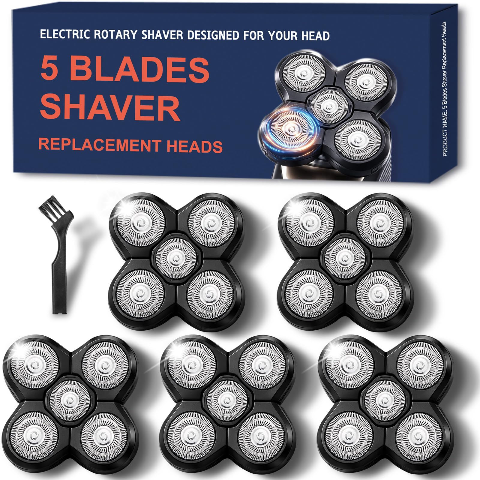 Freebird Shaver Blades - 5 Pack Replacement -1 Freebird Shaver Blades - 5 Pack Replacement -1
