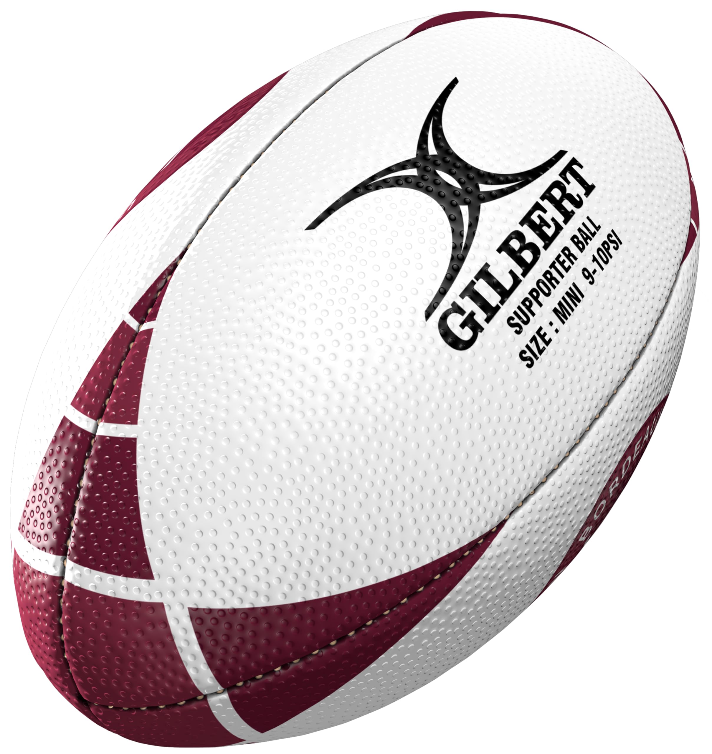 Gilbert Mini Ballon de Rugby UBB Bordeaux - Collection Officielle Union Bordeaux BEGLES