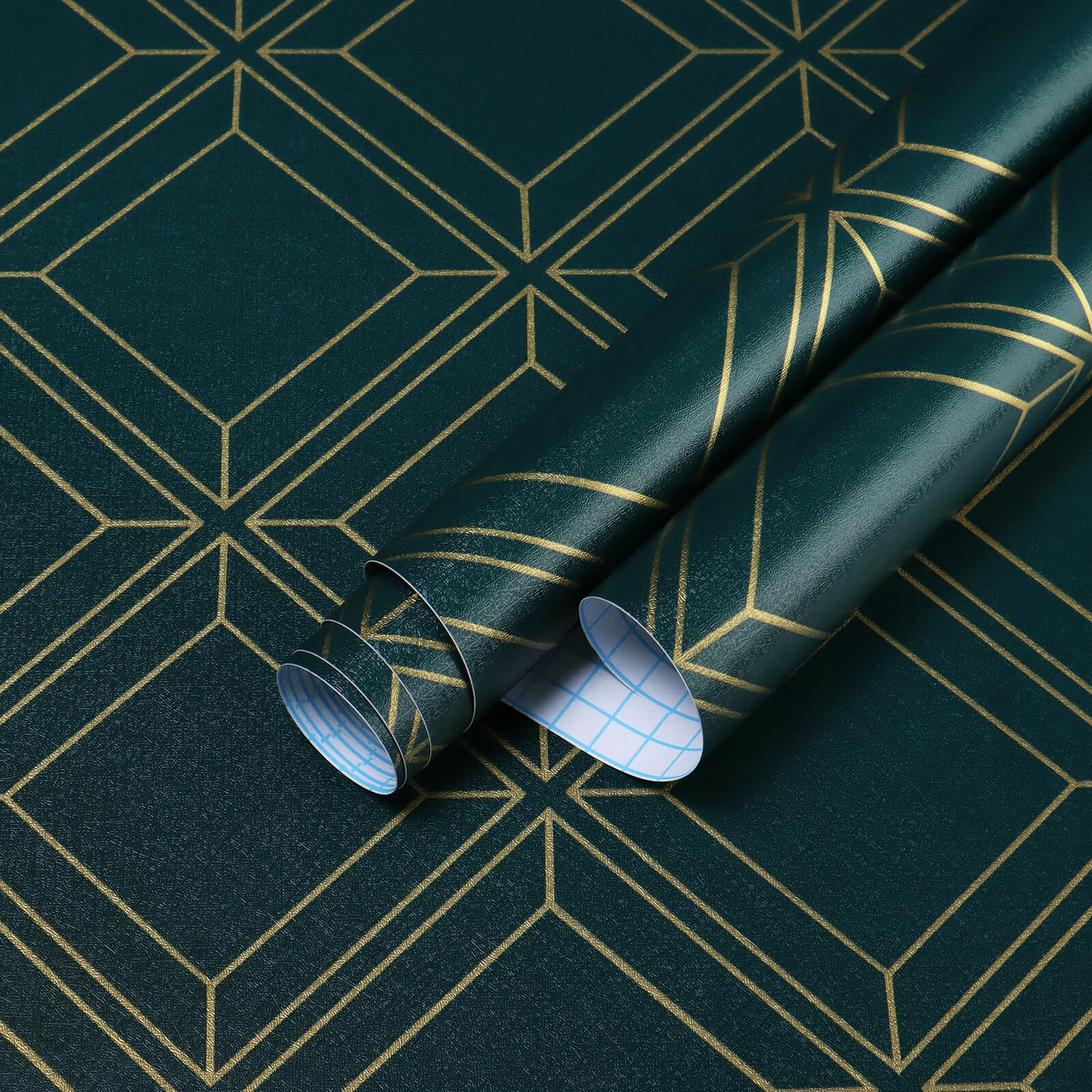Snapklik.com : Green Peel And Stick Wallpaper Dark Green And Gold ...