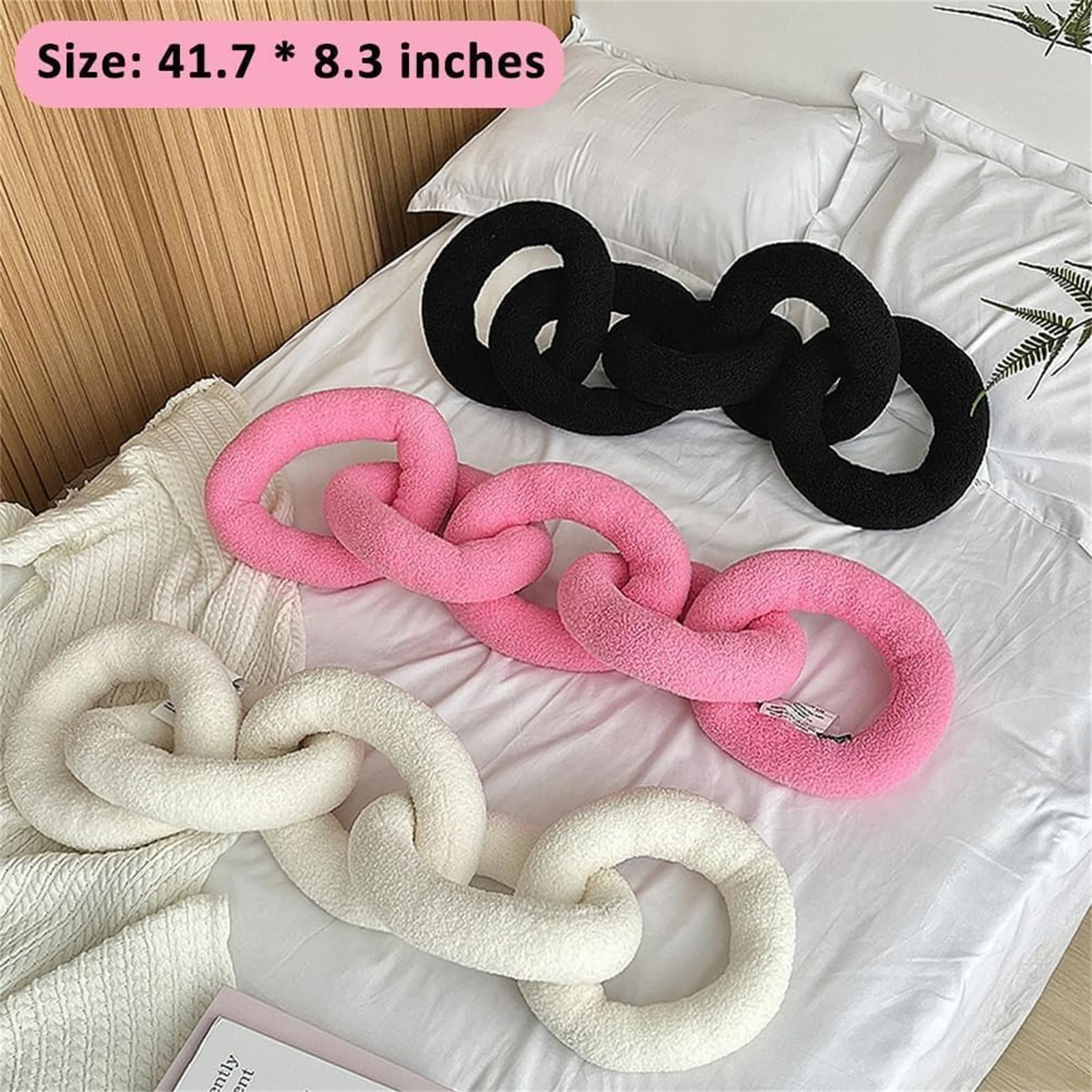 Cuscino Decorativo Con Fiocco Lfsaaj, A Forma Di Cocchetta In Peluche Rosa, 40,6 Cm Per Letto E Divano