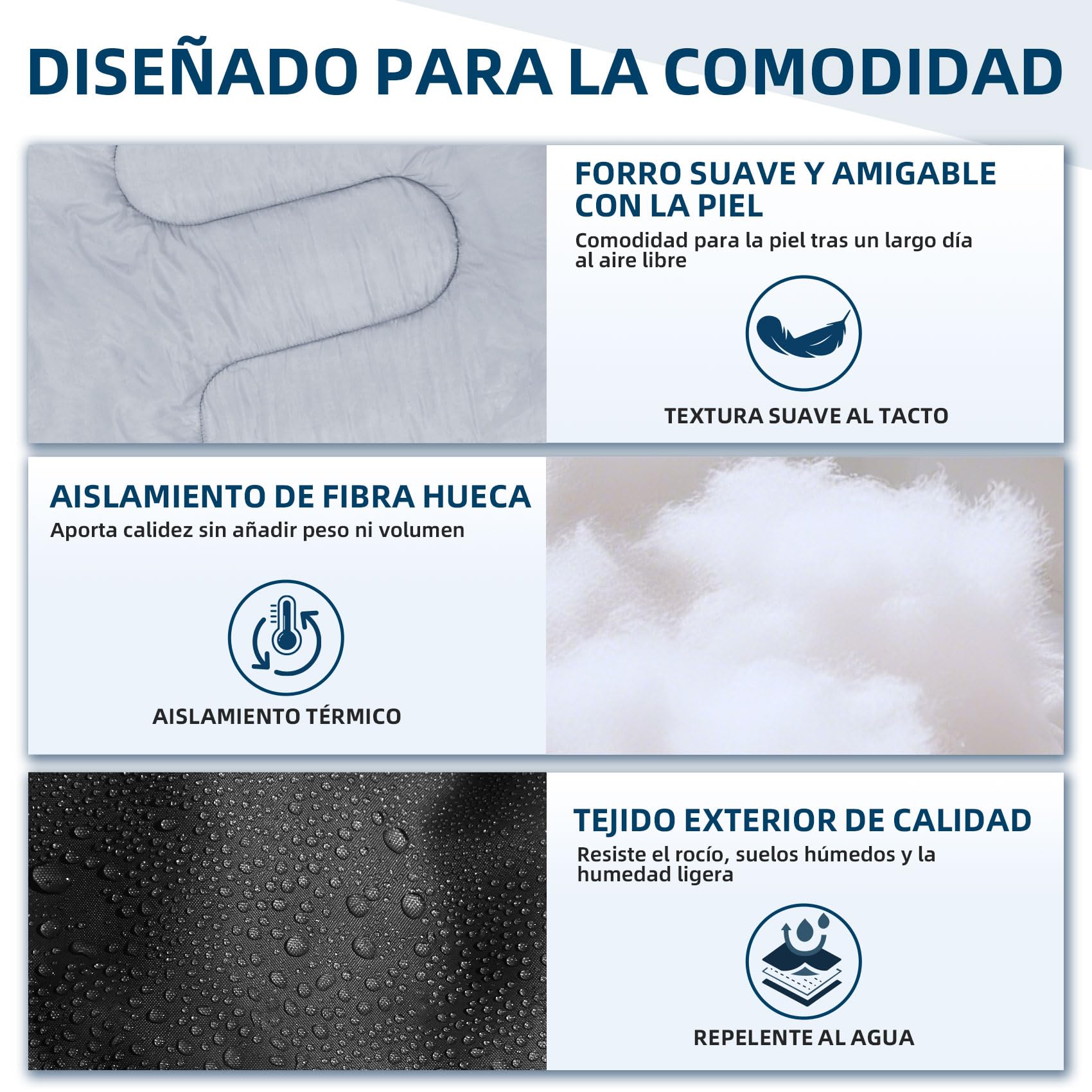 Clostnature Saco de Dormir Adulto Ligero y Compacto - Saco Dormir Ultraligero 3 Estaciones para Camping, Portátil, Senderismo y Mochilero, Excursiones - Cálido y Espacioso para Hombre, Mujer, Deportes