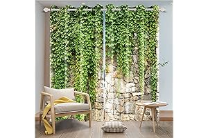 Nature-Inspired Leaf Curtains: Transform Your Space with Verdant Elegance