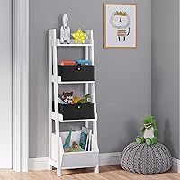 Vista 2 de RiverRidge Niños 2pc 10.5in. W x 5in. H plegable almacenamiento Bin Set - Negro