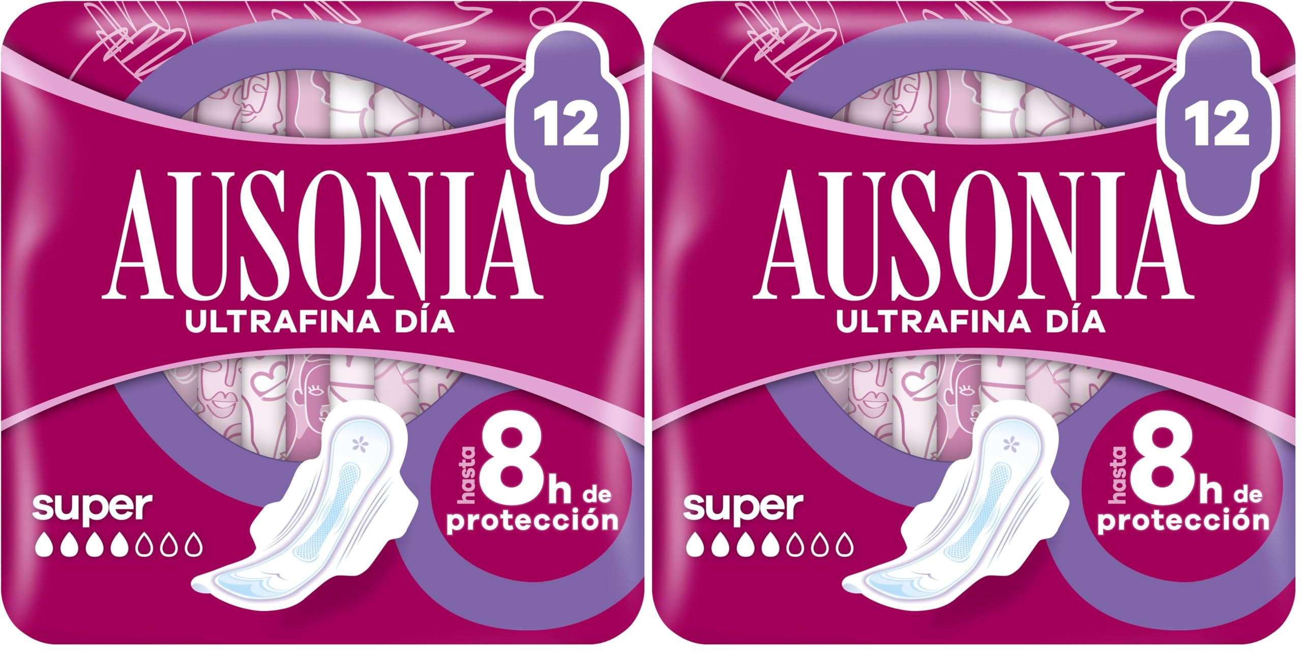 Ausonia Compresas Ultrafina Super Con Alas, 12 unidades, Para Protección Durante El Día, Hasta 8 Horas De Protección — view 8