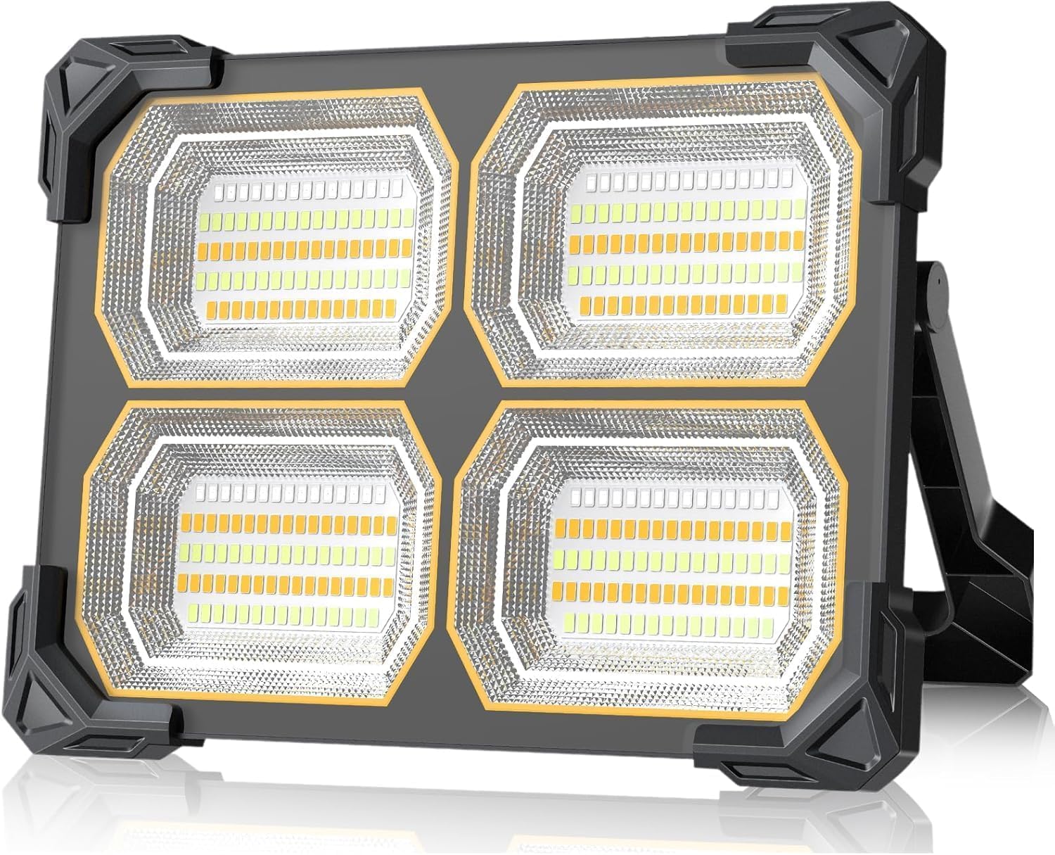 Amazon.co.jp: LED投光器200W高輝度 20000mAh ソーラー充電対応
