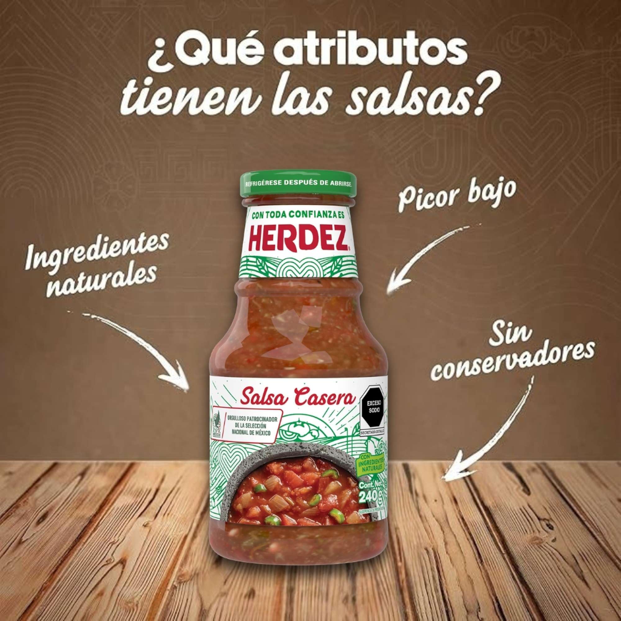 Herdez Salsa Casera 240g (12-pack)